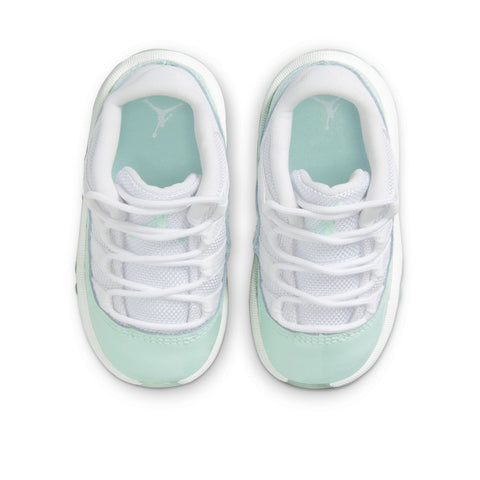 Jordan 11 Retro Low (TD) - White/Igloo