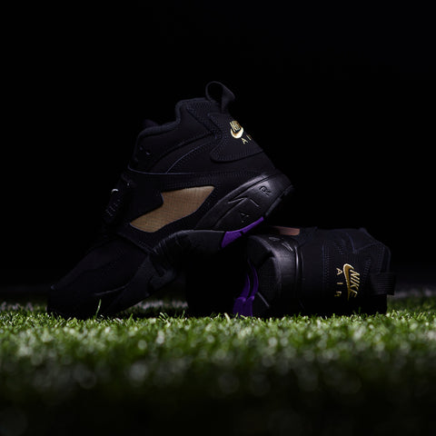 Nike Air Diamond Turf - Black/Purple
