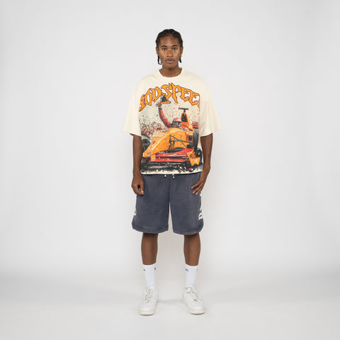 Godspeed New York F1 Finishline Tee - Bone
